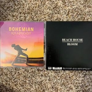 Beach house bloom and bohemian rhapsody movie CD’s